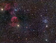 2017-04 Quallennebel und Sternhaufen 2017-04 Quallennebel und Sternhaufen