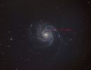 Supernova in Galaxie M101