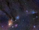 Gegend um Antares im Sternbild Skorpion