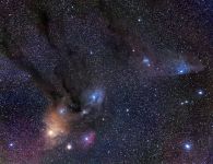 Gegend um Antares im Sternbild Skorpion