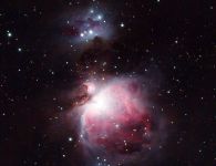 Großer Orionnebel M42 mit 200mm Brennweite