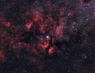 IC1318 Schmetterlingsnebel im Schwan (Widefield)