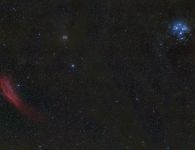 Californianebel und Plejaden