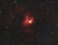 NGC 1491 kleiner Pacman Nebel / Fossil Footprint Nebula