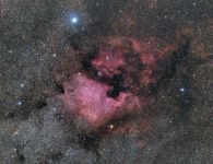 NGC7000 Nordamerikanebel und Umgebung im Schwan