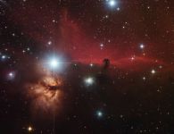 Pferdekopfnebel und Flammennebel