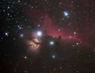 Pferdekopfnebel und Flammennebel im Orion