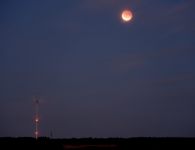 Mondfinsternis mit Windrad 07.09.2025