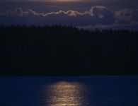 Vollmond über Eräjärvi Finnland