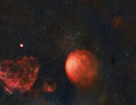 Sh2-216 Planetarischer Nebel & Sh2-221 Supernova &Uuml;berrest
