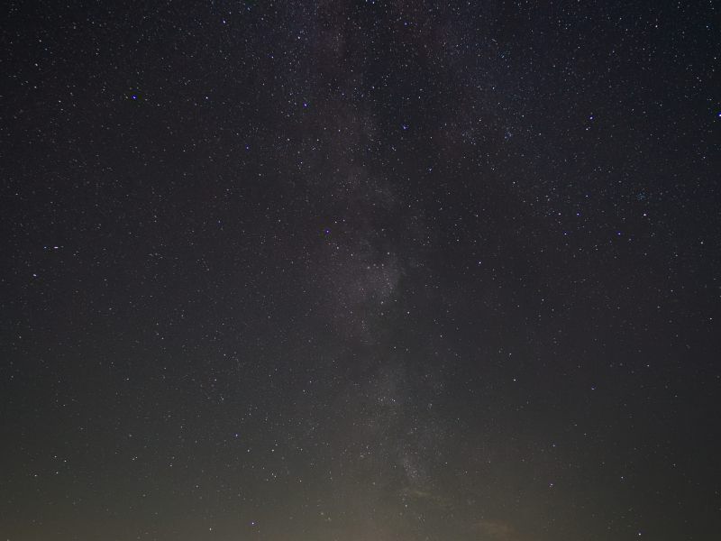 Milchstraße über der Steinberger Kugel Milchstraße über der Steinberger Kugel